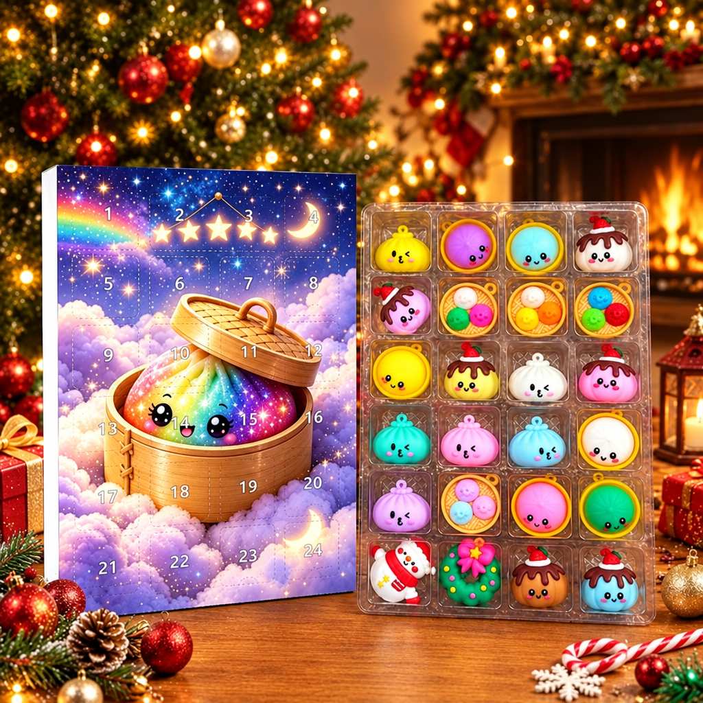 Christmas Advent Calendar – 24 Cute Kawaii Charms