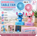Kids swing fan - blue