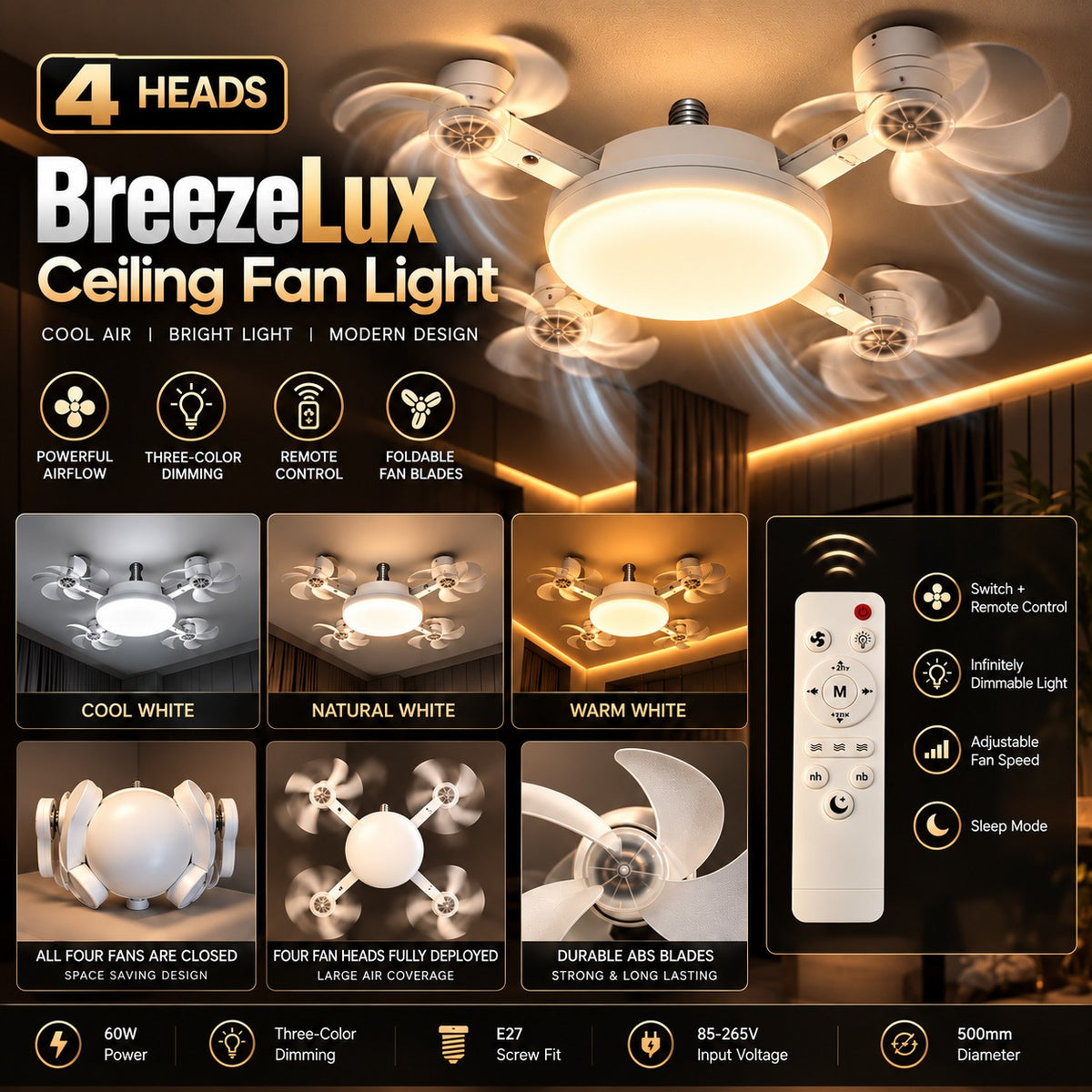 Breezelux Ceiling fan